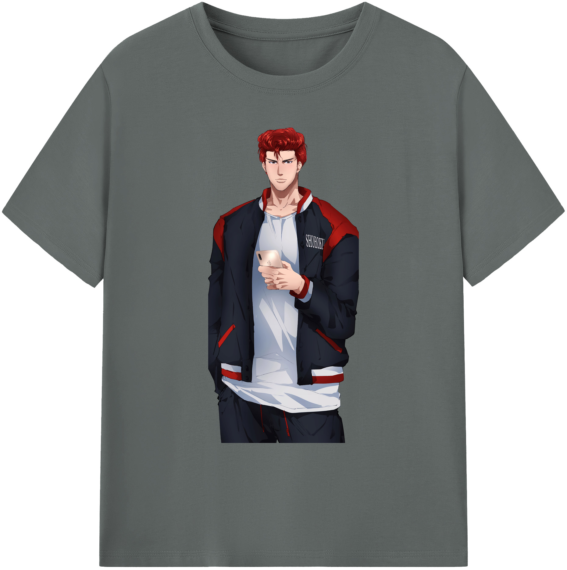 （画像用） SLAM DUNK／スラムダンク 綿100％ メンズ半袖Tシャツ｜肌触りやわらか＆通気性